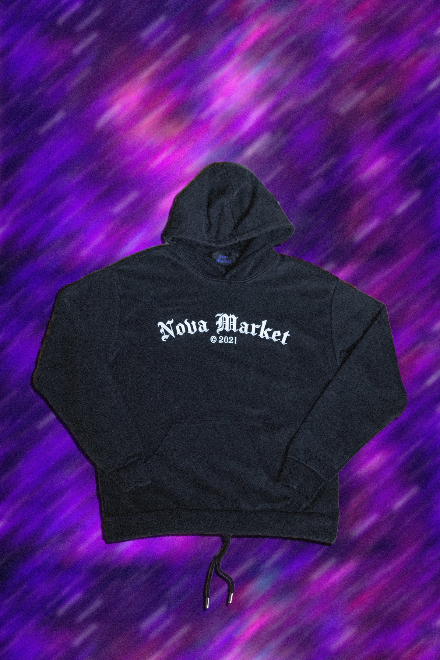 NOVA MARKET STAPLE HOODIE BLACK