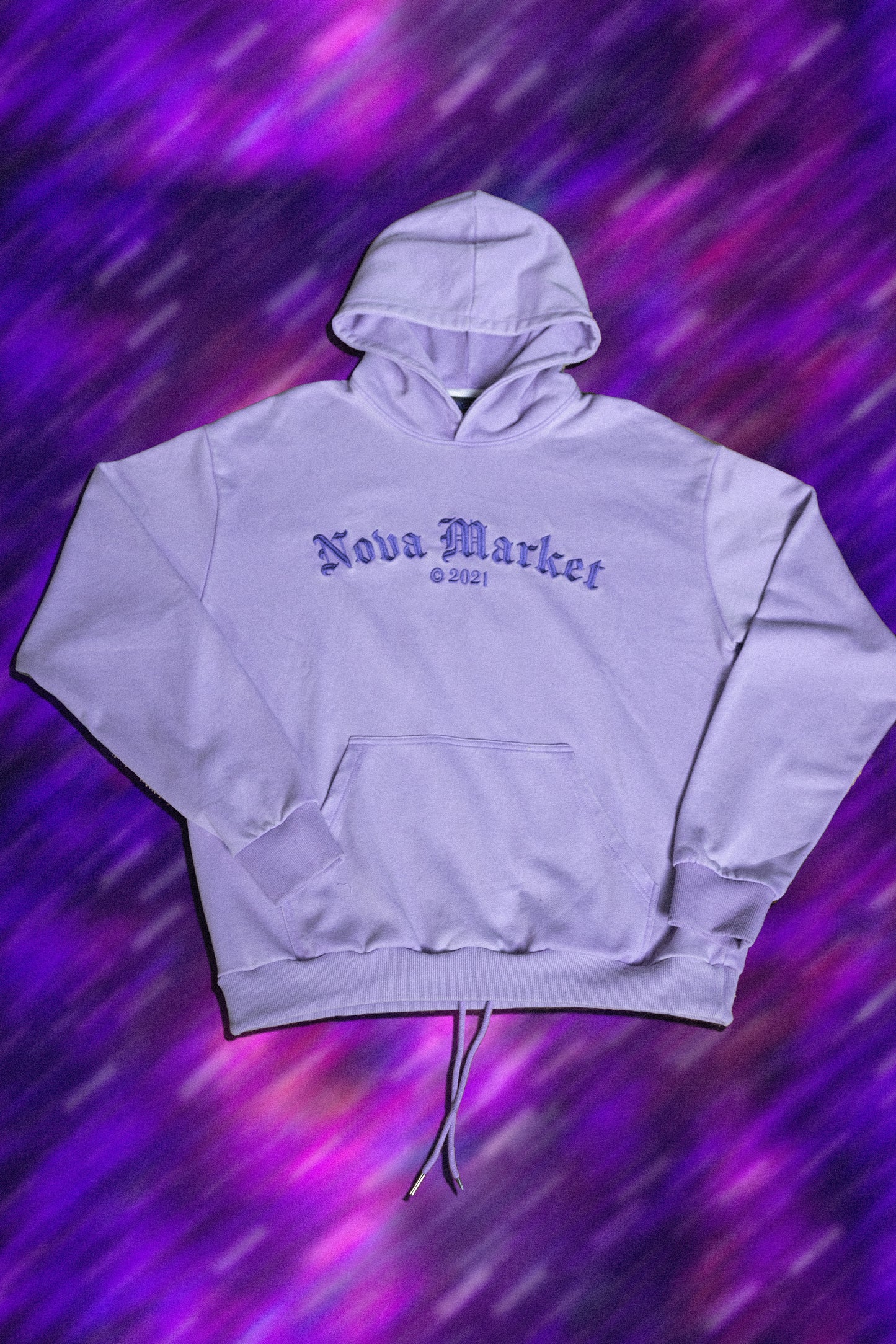 NOVA MARKET STAPLE HOODIE PURPLE